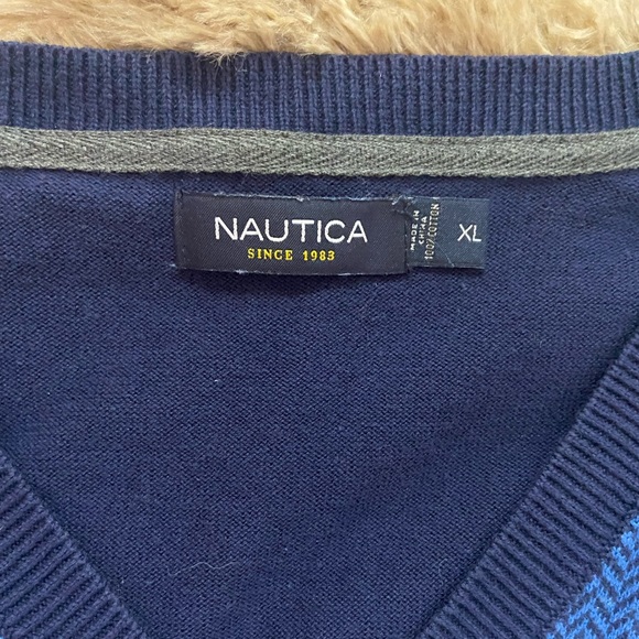 Nautica Sweater Vest XL - Picture 4 of 5
